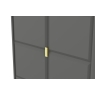 Welcome Furniture 2 Door Wardrobe with Cube Panel Design
