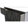 Welcome Furniture 4 Drawer Chest of Drawers with Diamond Panel Design