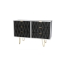 Welcome Furniture 6 Drawer Chest of Drawers with Diamond Panel Design