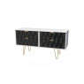 Welcome Furniture 4 Drawer Bed Box Chest of Drawers with Diamond Panel Design