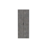 Welcome Furniture 2 Door Wardrobe in Marble or Pewter Finish