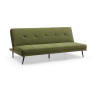 Kyoto June Click Clack Olive Green Sofa Bed with Deep Tufting