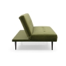 Kyoto June Click Clack Olive Green Sofa Bed with Deep Tufting