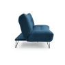Kyoto Lucy Click Clack Blue Sofa Bed with Deep Tufting