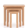 Heritage Arlo Natural Oak Nest of 3 Tables