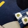 Orla Kiely Geo Flower Denim Rug Orla Kiely Geo Flower Denim Rug
