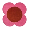 Brink & Campman Orla Kiely Flower Spot Pink/Red Rug
