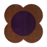 Brink & Campman Orla Kiely Flower Spot Chestnut/Violet Rug
