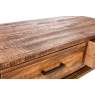CFL Boston Reclaimed Wood Industrial Coffee Table