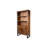 CFL Boston Reclaimed Wood Industrial Bookcase Cupboard