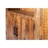CFL Boston Reclaimed Wood Industrial Bookcase Cupboard