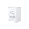 Providence Painted White 3 Drawer Bedside Table Providence Painted White 3 Drawer Bedside Table