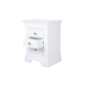 CFL Providence Warm White 3 Drawer Bedside Table