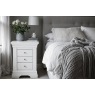 Providence Painted White 3 Drawer Bedside Table Providence Painted White 3 Drawer Bedside Table