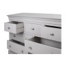 Providence Painted Grey 3 Over 4 Drawer Chest of Drawers Providence Painted Grey 3 Over 4 Drawer Chest of Drawers