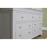 CFL Providence Pebble Grey 3 Over 4 Drawer Chest of Drawers