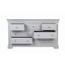 Providence Painted Grey 3 Over 4 Drawer Chest of Drawers Providence Painted Grey 3 Over 4 Drawer Chest of Drawers