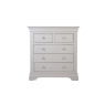 CFL Providence Pebble Grey 2 Over 3 Drawer Chest of Drawers