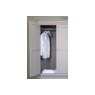 Providence Painted Grey Double Wardrobe with Storage Drawer Providence Painted Grey Double Wardrobe with Storage Drawer