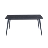 Indy Dining Table in Mooney Black Finish