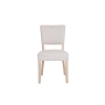 Kettle Interiors Classic Farmhouse Fabric Dining Chair in Natural