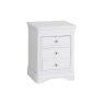 Kettle Interiors Chateau Warm White Large 3 Drawer Bedside Table