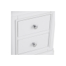 Kettle Interiors Chateau Warm White Small 2 Drawer Bedside Table