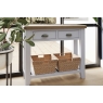 Kettle Interiors Smoked Oak Painted Grey Console Table