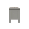 Kettle Interiors Smoked Oak Painted Grey Hall Bench