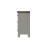 Kettle Interiors Smoked Oak Painted Grey 2 Door Small Sideboard