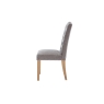 Kettle Interiors Button Back Dining Chair in Grey