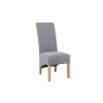 Kettle Interiors Scroll Back Dining Chair in Grey