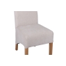 Kettle Interiors Scroll Back Dining Chair in Natural