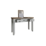 Kettle Interiors Smoked Oak Painted Grey Dressing Table