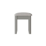Kettle Interiors Smoked Oak Painted Grey Dressing Table Stool