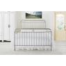 Time Living Time Living Rose Metal Bed Frame in Shiny Nickel