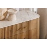 Reed Mango Wood & Marble 3 Drawer Chest of Drawers Reed Mango Wood & Marble 3 Drawer Chest of Drawers