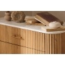 Reed Mango Wood & Marble 3 Drawer Chest of Drawers Reed Mango Wood & Marble 3 Drawer Chest of Drawers