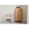 Reed Mango Wood & Marble 5 Drawer Tall Chest of Drawers Reed Mango Wood & Marble 5 Drawer Tall Chest of Drawers