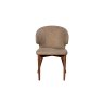 Rowan Curved Back Dining Chair with Walnut Legs (Pair)