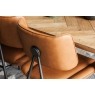 Jack Cognac Tan PU Leather Dining Chair with Industrial Legs (Pair) Jack Cognac Tan PU Leather Dining Chair with Industrial Legs (Pair)