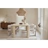 Ida Travertine Stone 200cm Dining Table with Cylindrical Legs