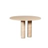 Ida Travertine Stone 120cm Round Dining Table with Cylindrical Legs Ida Travertine Stone 120cm Round Dining Table with Cylindrical Legs