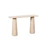 Ida Travertine Stone Console Table with Cylindrical Legs Ida Travertine Stone Console Table with Cylindrical Legs