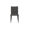 Baker Furniture Lucas Fully Upholstered PU Leather Dining Chair in Grey (Pair)