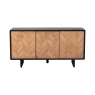 Baker Furniture Frankfurt Reclaimed Wood Large Sideboard