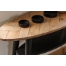 Baker Furniture Frankfurt Reclaimed Wood Console Table