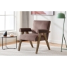 Global Furniture Alliance (G.F.A.) Leoni Plush Velvet Accent Armchair