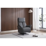 Global Furniture Alliance (G.F.A.) Savannah Electric Swivel Recliner Chair & Integrated Footstool