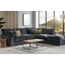 Bounty Full Circle 4 Seater Corner Chaise Sofa & Footstool